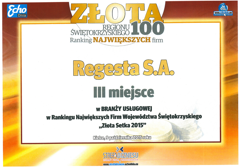 Złota Setka 2015
