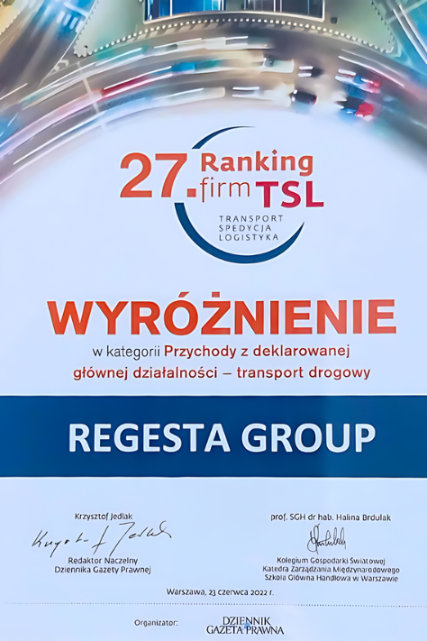 TSL ranking of Dziennik Gazeta Prawna 2022