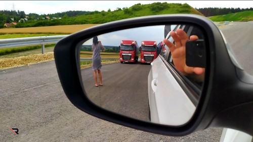 Kierowcy ciężarówki - ile tak naprawdę widzą z szoferki?