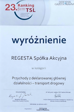 TSL-Ranking der Dziennik Gazeta Prawna 2018
